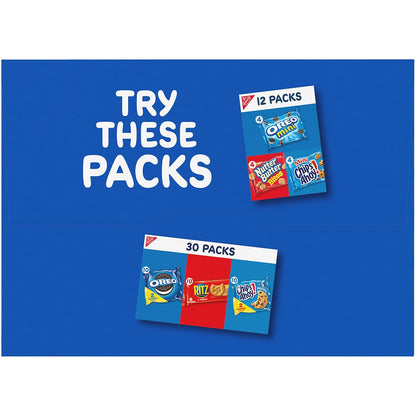 OREO Mini Mix Sandwich Cookies Variety Pack for Office Snack Drawer, Bulk 20 Pack