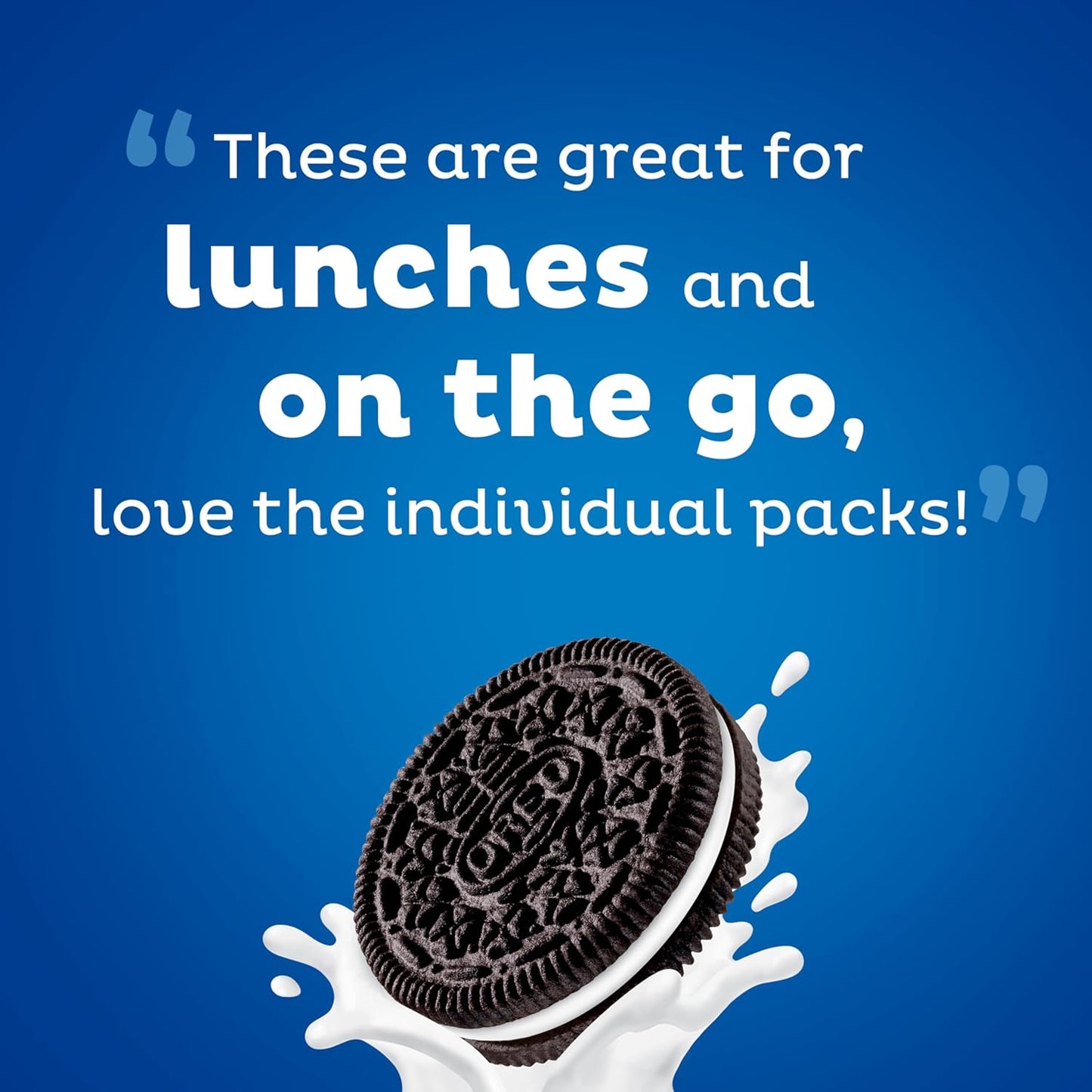 OREO Original Sandwich Cookies, 60 Individually Wrapped Snack Packs for Office Breakrooms and Pantries