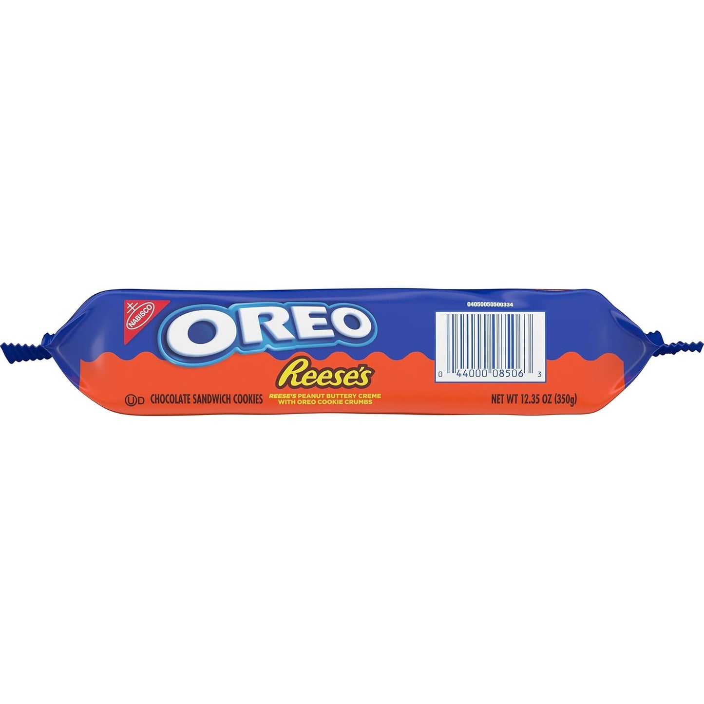 OREO REESE'S Peanut Butter Creme Cookies – After-School Lunchbox Treat for Kids, Kosher Sandwich Snack, 12.35 oz