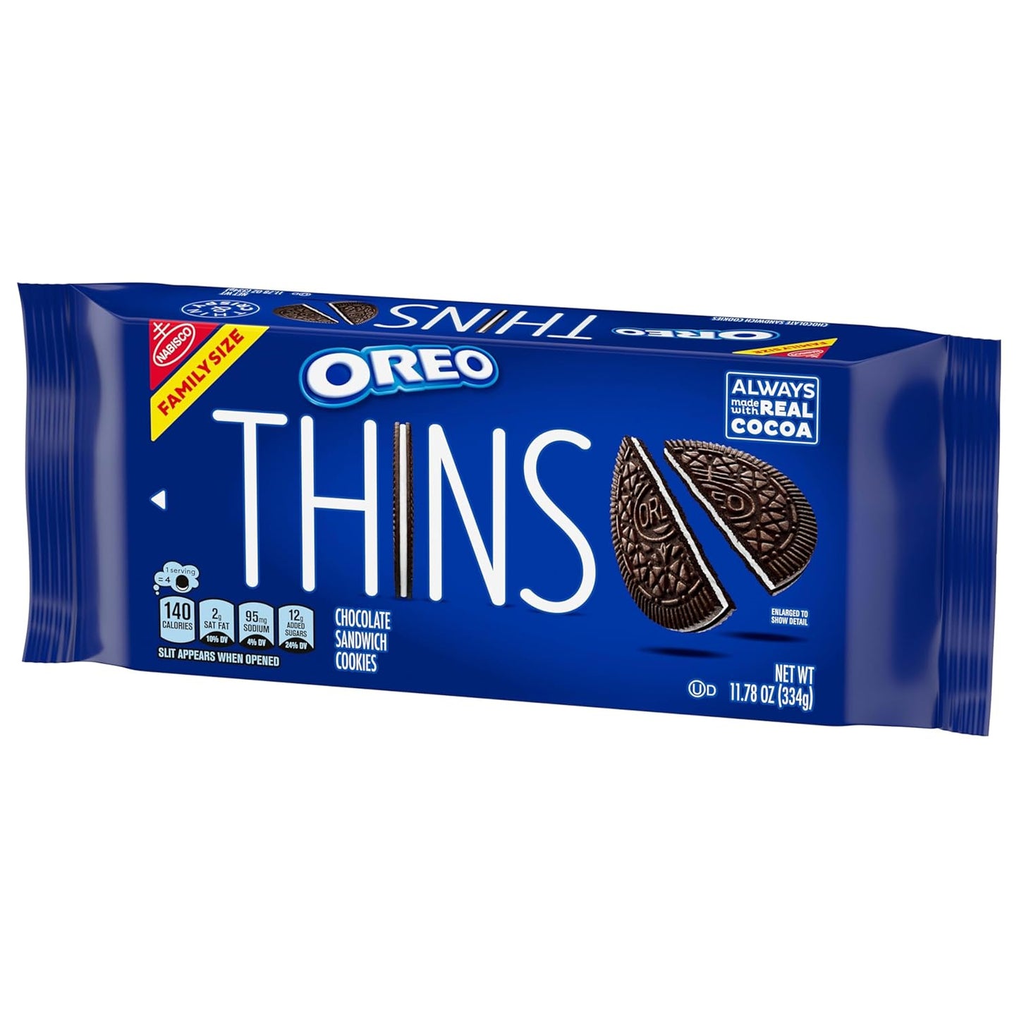 OREO Thins Chocolate Sandwich Cookies – Office Pantry Snack for Shared Break Rooms and Team Meetings