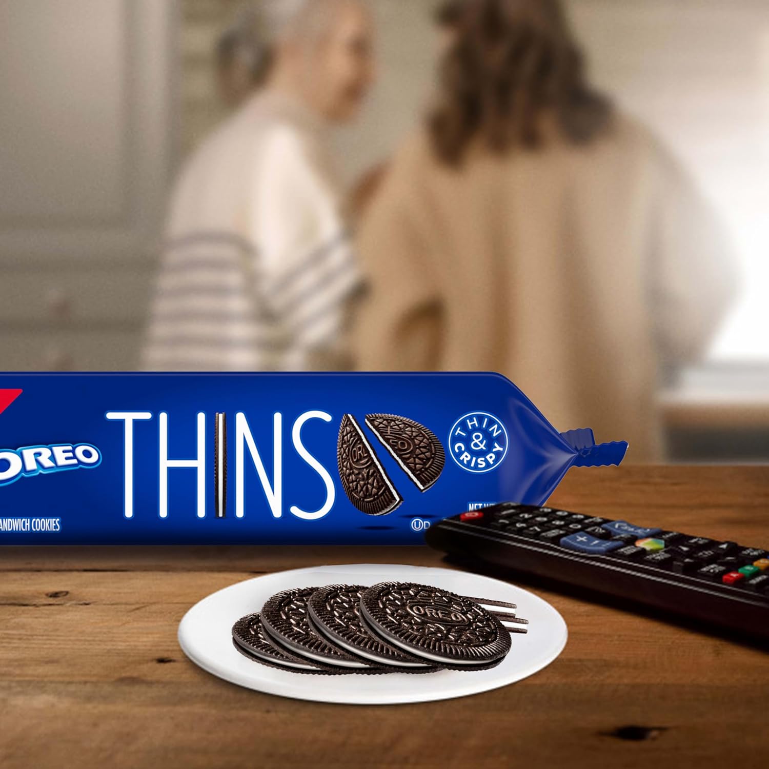 OREO Thins Chocolate Sandwich Cookies – Office Pantry Snack for Shared Break Rooms and Team Meetings