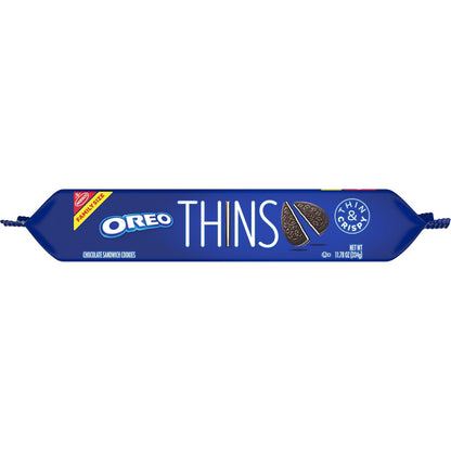 OREO Thins Chocolate Sandwich Cookies – Office Pantry Snack for Shared Break Rooms and Team Meetings