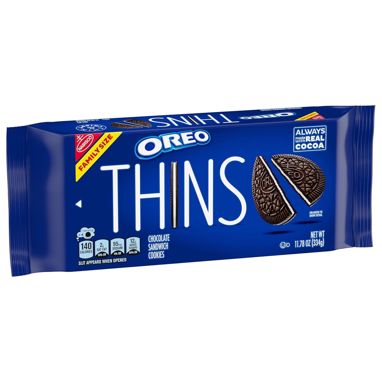 OREO Thins Chocolate Sandwich Cookies – Office Pantry Snack for Shared Break Rooms and Team Meetings