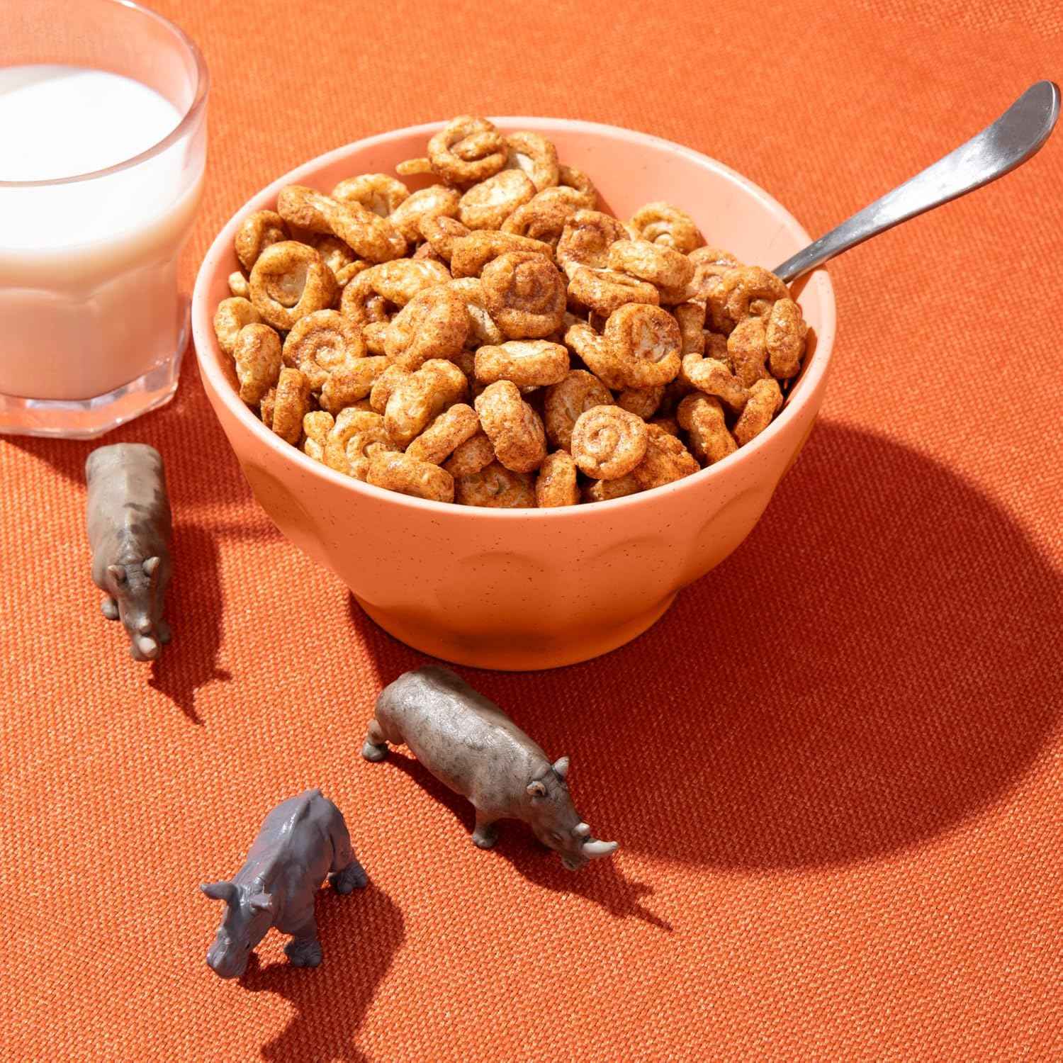 EnviroKidz Organic Rhino Rolls Cereal – Portable Gluten Free Camping Breakfast for Family Road Trips and Cabins