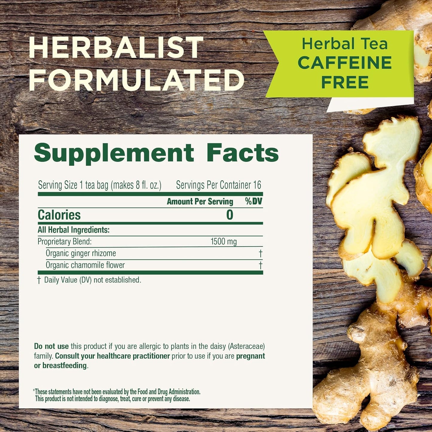 organic chamomile flower for calming and anti-inflammatory action