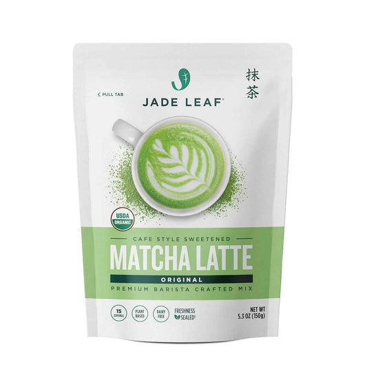 Jade Leaf Matcha Organic Strawberry Matcha Latte Mix – Clean Design Latte for Uncluttered Counter and Intentional Kitchen Aesthetic