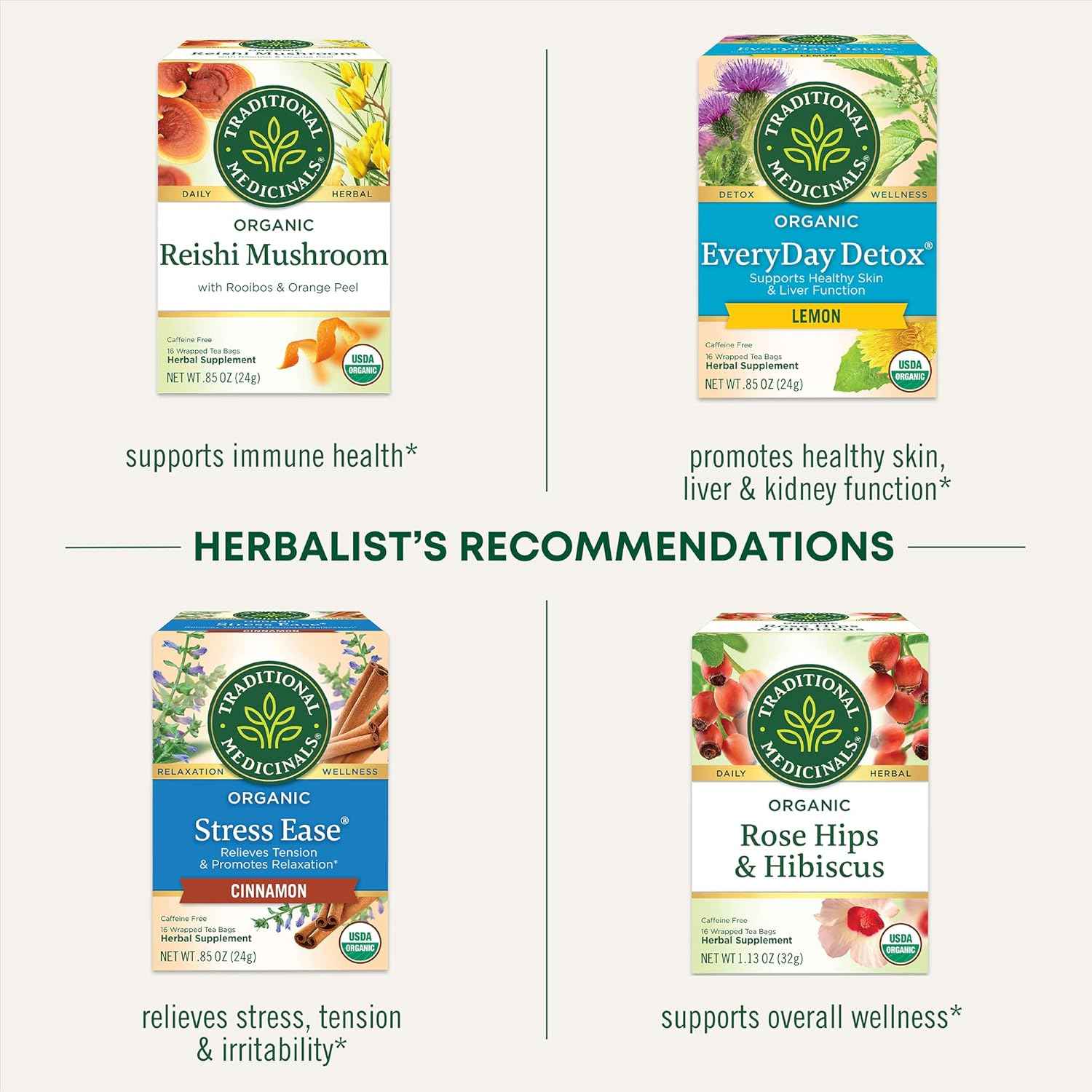 Traditional Medicinals Nettle Leaf Herbal Tea – Clean-Label Daily Brew for the Less-Is-More Kitchen