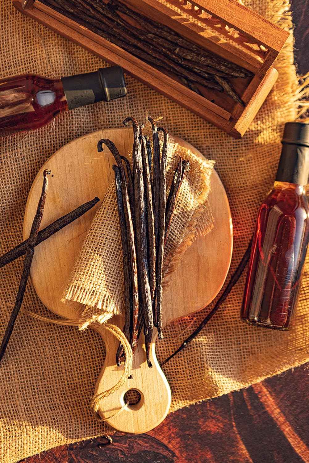 Vanilla Bean Kings Grade A Whole Vanilla Beans for Homemade Extract - Thoughtful Housewarming and Holiday Gift for Foodie Friends