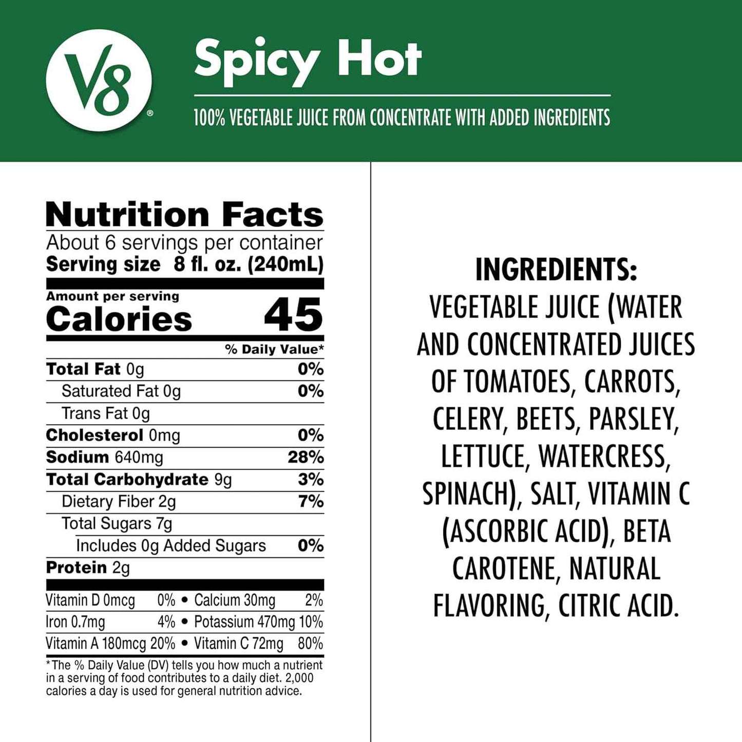 V8 Spicy Chipotle Vegetable Juice – Quick Commute Drink for Busy Professionals on the Move