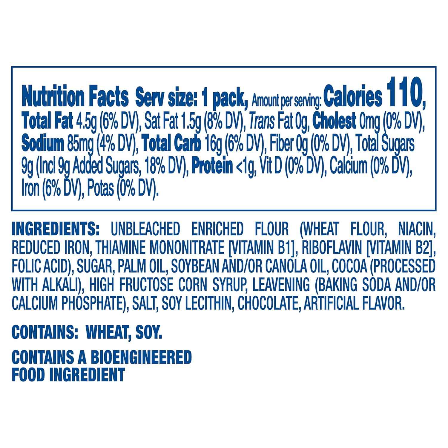 OREO Chocolate Sandwich Cookies Snack Packs – Road Trip and Commuter Snacks That Resist Crushing, 20 Travel Packs