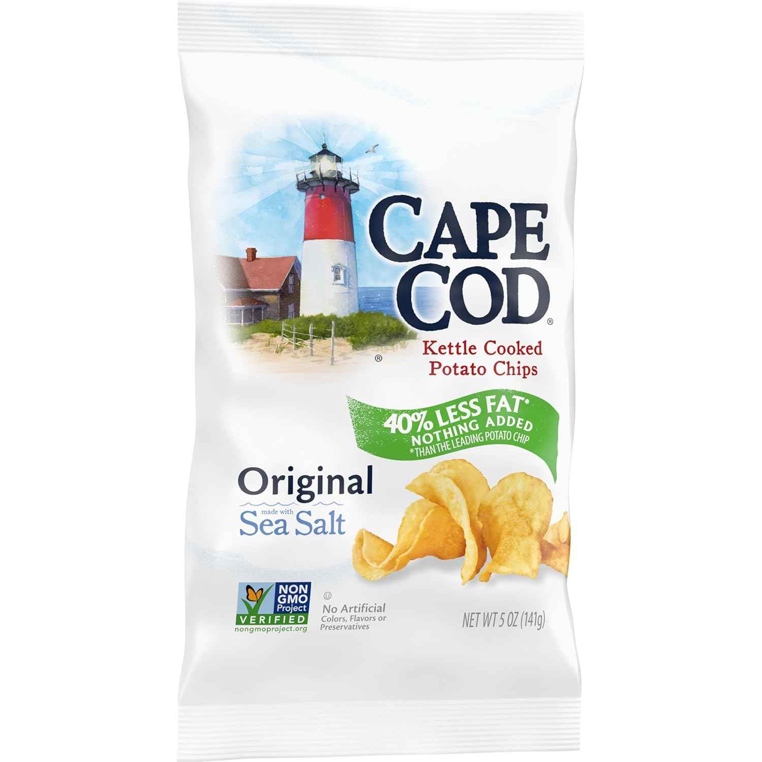 Cape Cod Potato Chips Reduced Fat – Thoughtful Better For You Snack Gift for Holidays and Birthdays