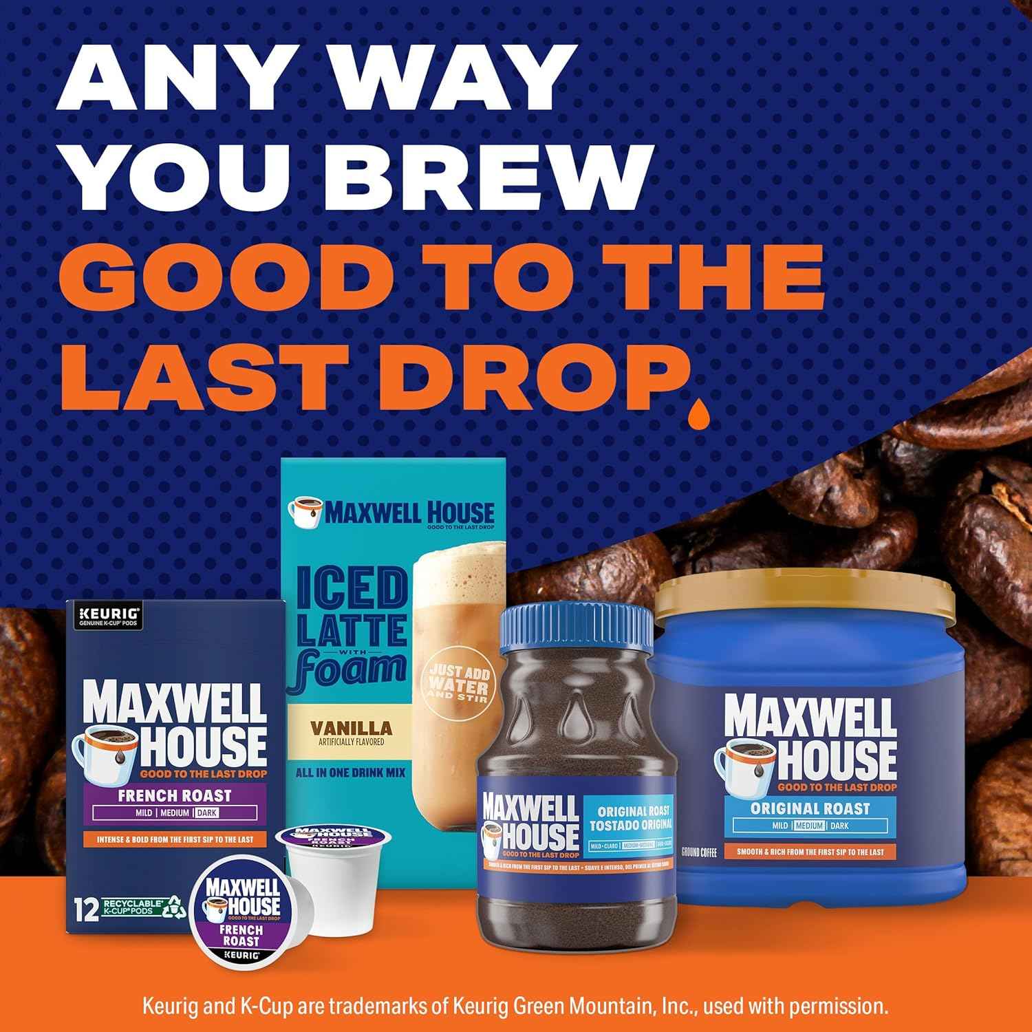 Maxwell House Breakfast Blend Mild Roast Ground Coffee, 38.8 oz Canister – Easy-Open Lid for Daily Drinkers Seeking Comfort