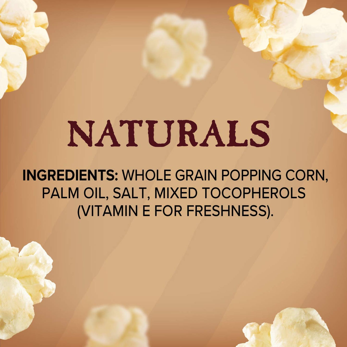 Orville Redenbacher's Naturals Simply Salted Microwave Popcorn – Two-Ingredient Style Snack for Uncluttered Pantry, 6-Count Box