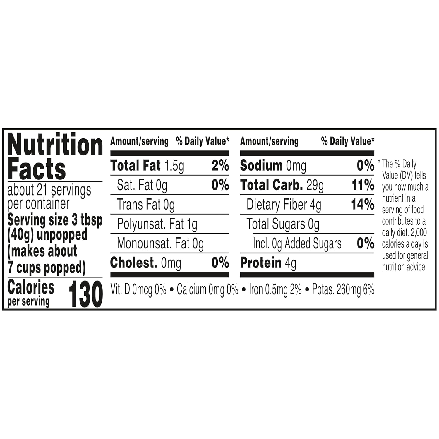 Orville Redenbacher's Whole Grain White Popcorn Kernels 30 oz – Gluten Free Mindful Snacking at Home
