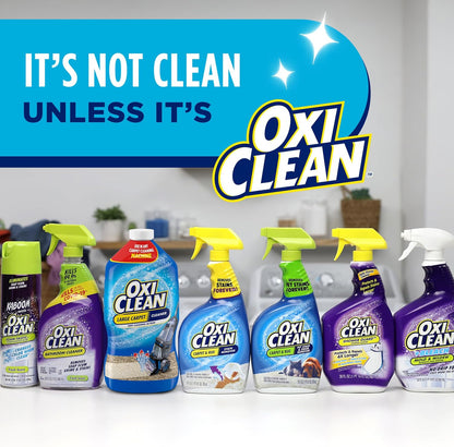 OxiClean Large Carpet Cleaner Solution – Living Room Refresh for Wall-to-Wall Carpet, 64 fl oz Steam Machine Refill