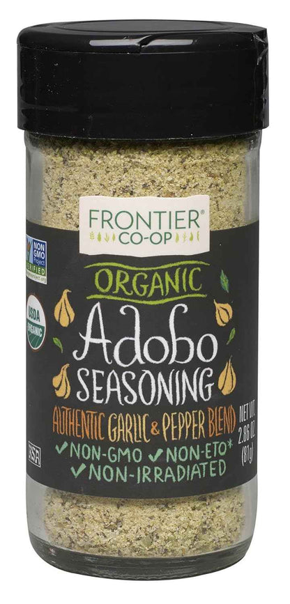 Frontier Herb Adobo Seasoning Blend Non Irradiated Pack of 12 – Clean-Label Latin Pantry Staple for Wellness-Focused Home Cooking