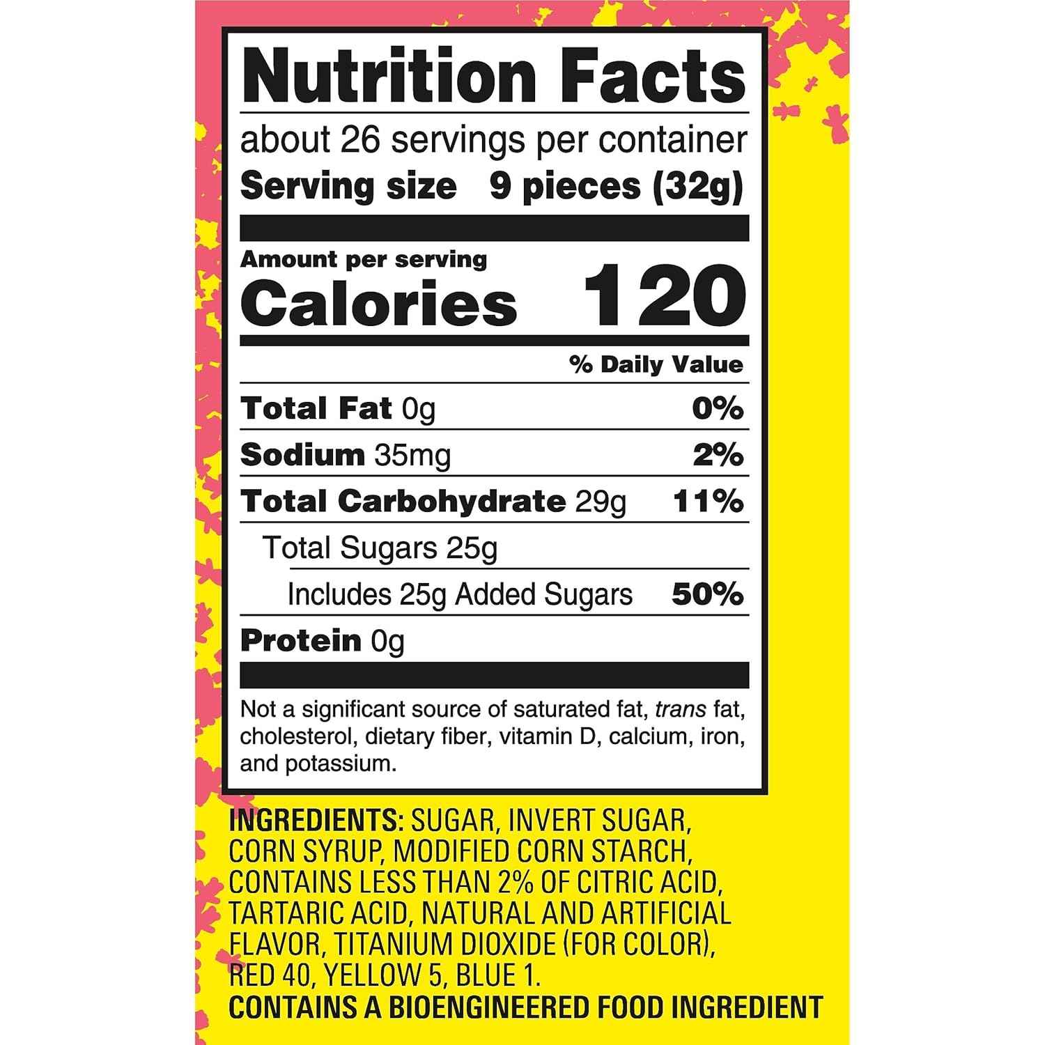 SOUR PATCH KIDS Watermelon Soft & Chewy Candy – Picnic and Park Day Chewy Snack, 1.8 lb Resealable Bag