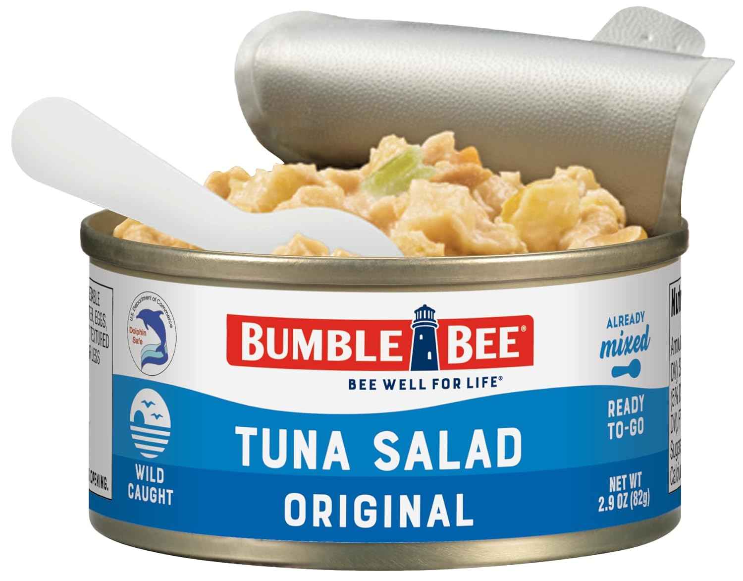 Bumble Bee Wild Caught Tuna Kit for Road Trip and Hotel Stay, No Cooler Needed Protein Lunch in Compact Box