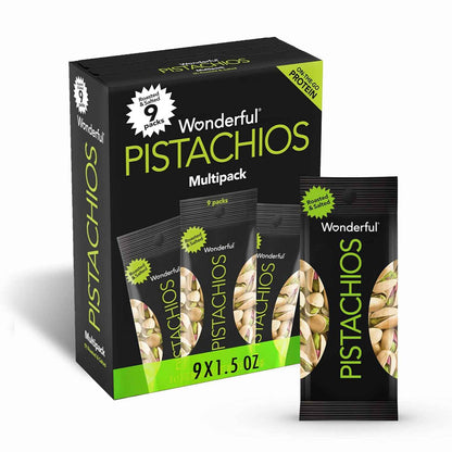 Wonderful Pistachios 14oz Resealable Salt & Pepper Bag – Thoughtful Hostess Gift for Entertaining