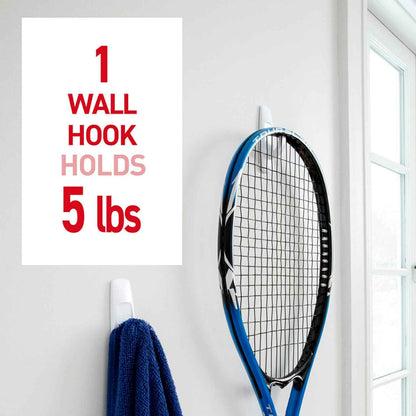 Command Large Utility Hooks – Tool Free, No Drill Hanging Safe for Kids and Pets at Home