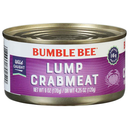 Bumble Bee Lump Crab Meat – Fast Weeknight Dinner Solution, Ready-to-Drain Lump Meat for Parents