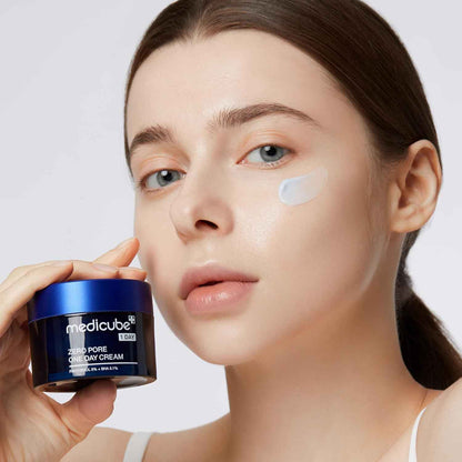 Medicube Zero Pore One-Day Cream 1.69 fl.oz – Nightly Wind-Down Moisturizer for Mindful Skincare Rituals