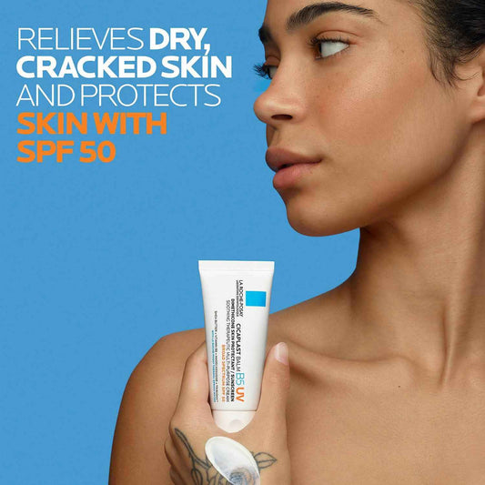 La Roche-Posay Cicaplast Balm B5 UV SPF 50 – Nightly Barrier Repair Ritual for Sensitive, Dry Skin