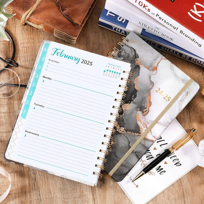 PAPERIAN 2024 Planner – Back-to-School Gift for College Students, A5 Weekly and Monthly Agenda