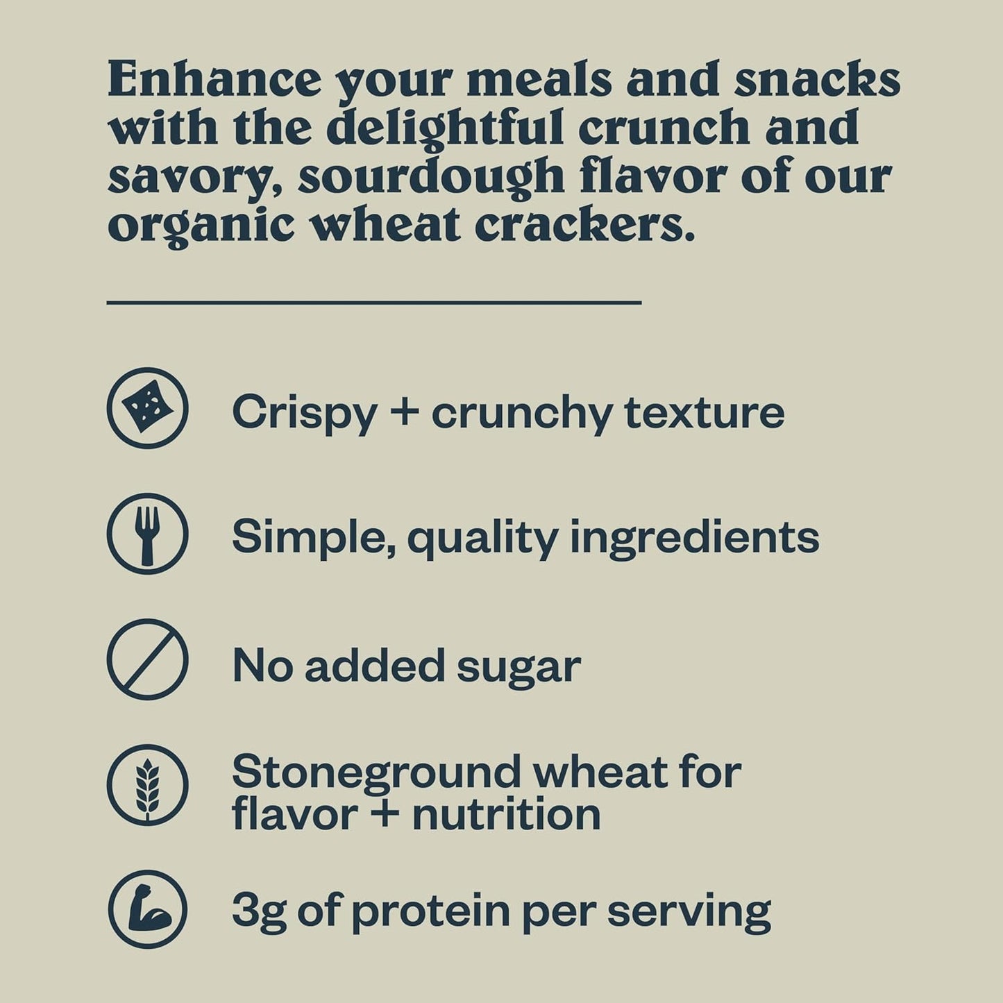 Patagonia Provisions Sourdough Crackers – No Added Sugar Lunchbox Snack for School and Playdates