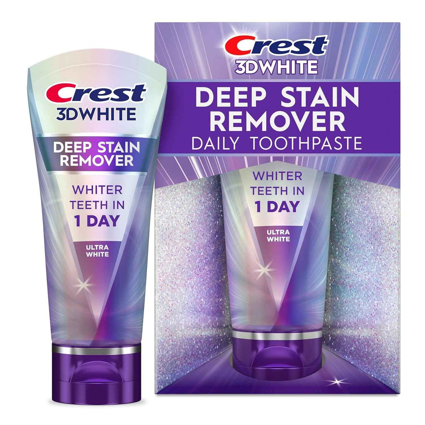 Crest 3DWhite Brilliance Deep Stain Remover Toothpaste – Daily Bathroom Self-Care Ritual for Coffee and Tea Drinkers
