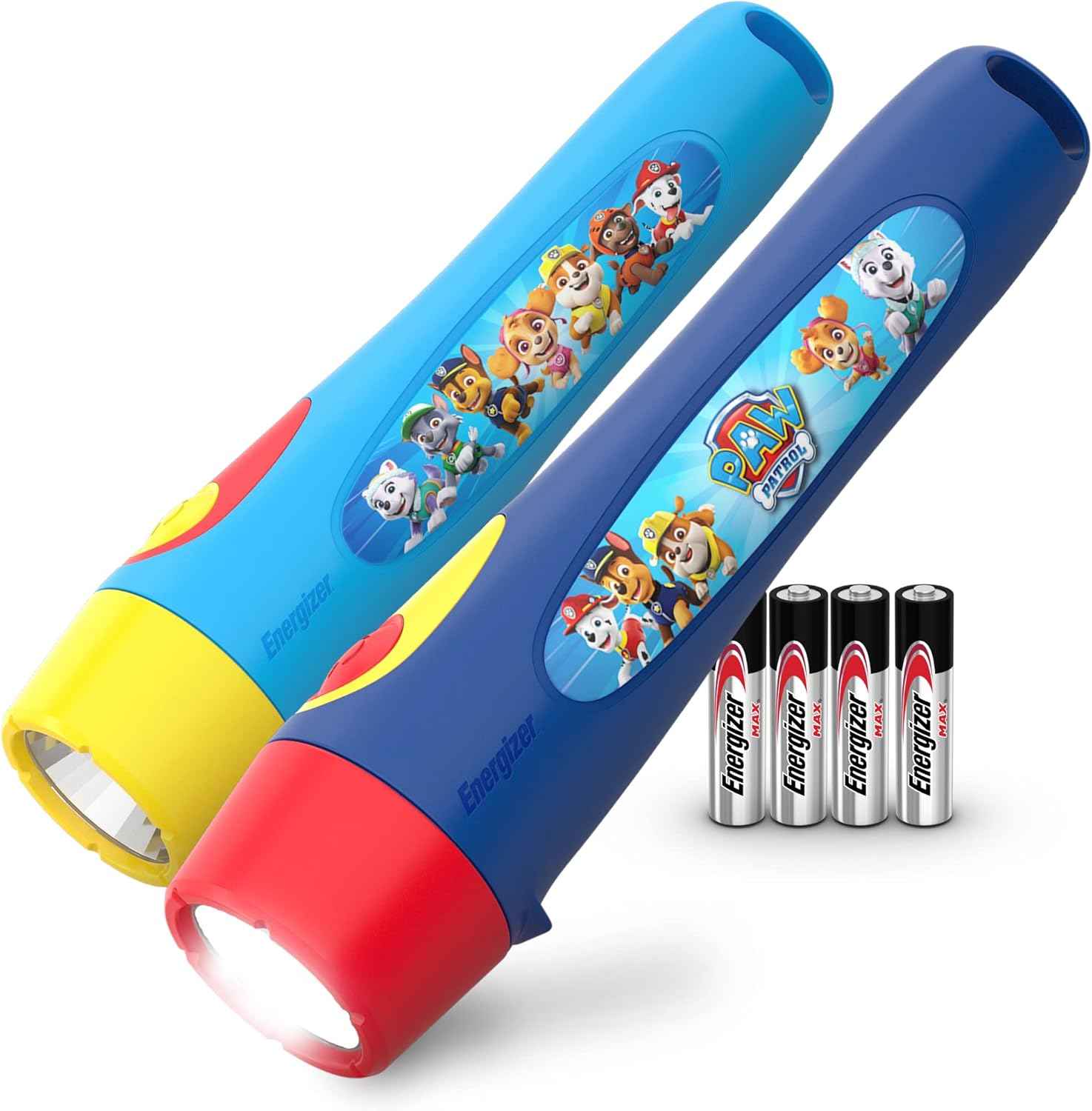 Energizer PAW Patrol Flashlight (2-Pack) – Shatterproof, Cool-Running LED Light Safe for Children