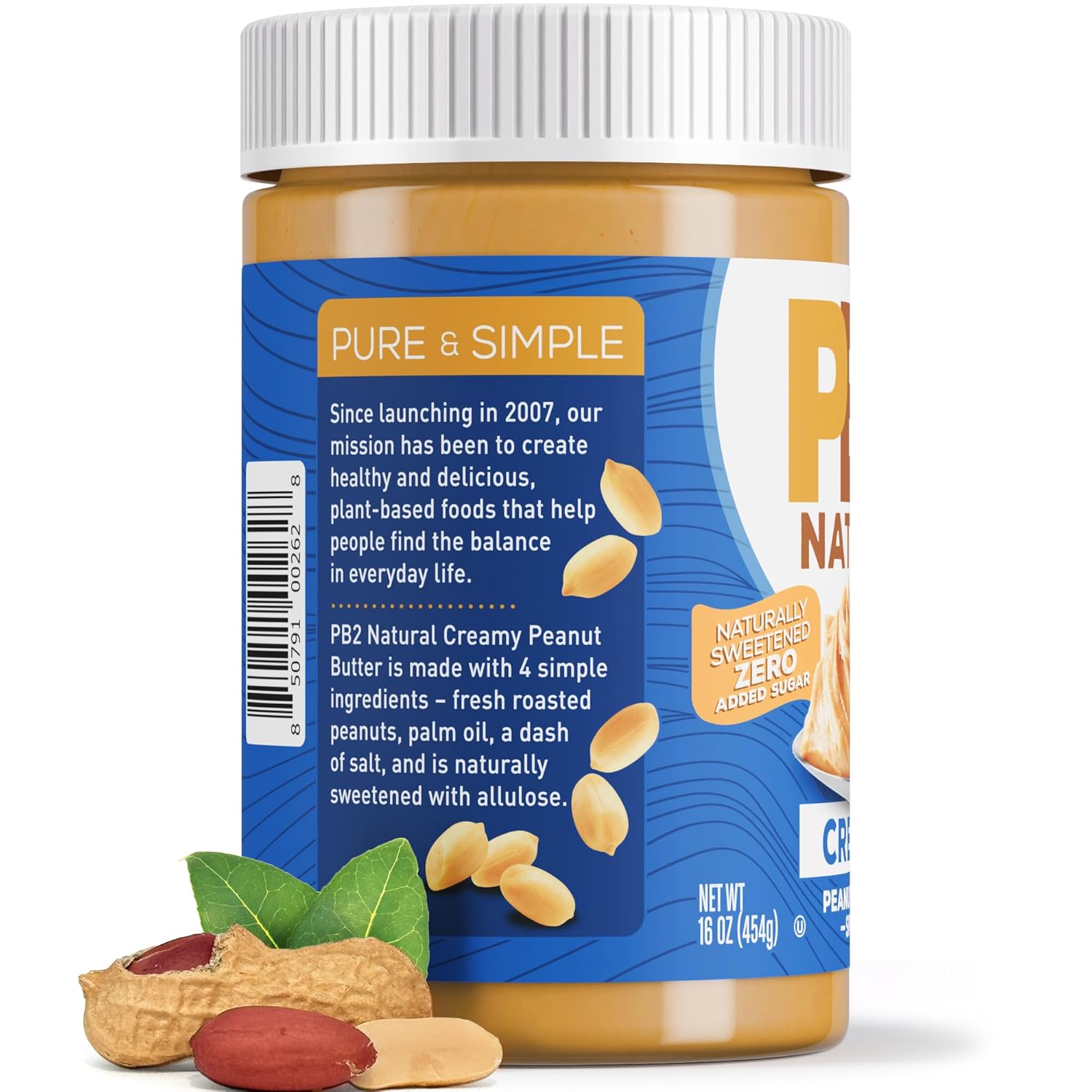PB2 Natural Creamy Peanut Butter – Travel Cooler Staple for Camping, Road Trips, and Trailhead Snacks