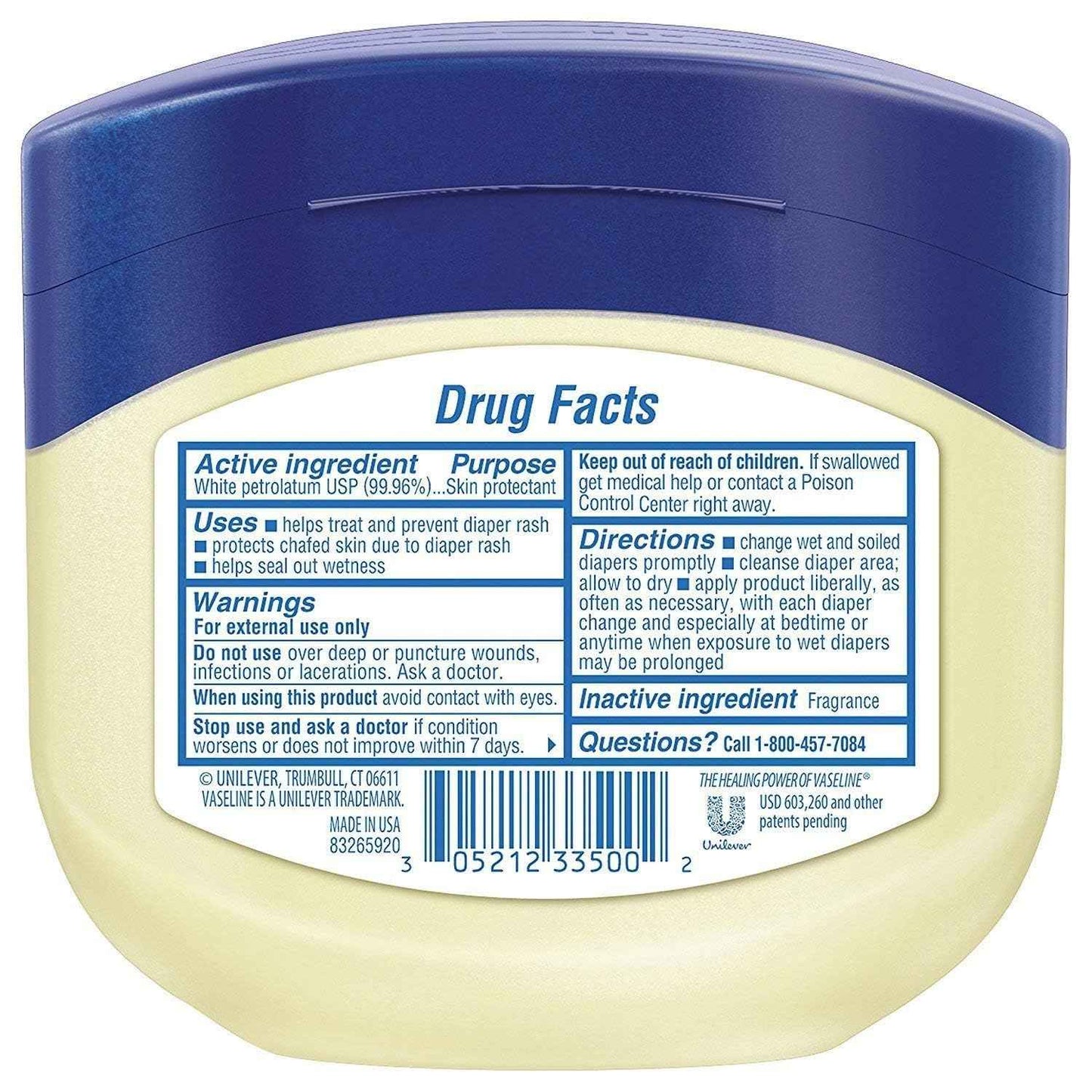 Vaseline Petroleum Jelly Baby Skincare Set – Practical New Parent Gift Basket Essential for Hospital Visits