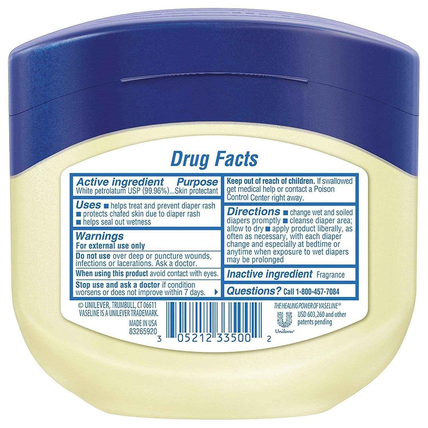 Vaseline Petroleum Jelly Baby Skincare Set – Practical New Parent Gift Basket Essential for Hospital Visits