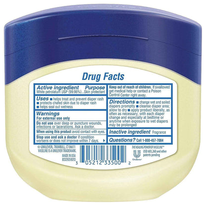 Vaseline Petroleum Jelly Baby Skincare Set – Practical New Parent Gift Basket Essential for Hospital Visits