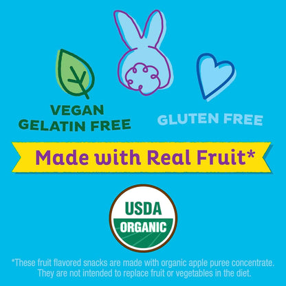 Annie's Organic Peel-A-Part Fruit Snacks — Clean Snack for Kids' Lunchboxes and Playdates, 12 Count