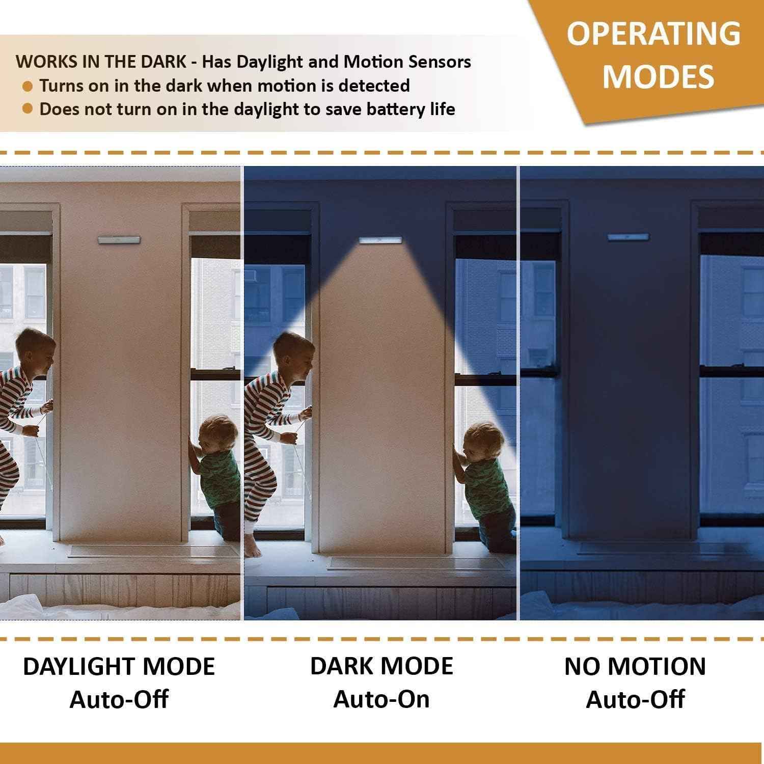 VYANLIGHT Motion Sensor Closet Light – Cord-Free, Child-Safe Lighting for Kids Bedrooms and Nursery Closets