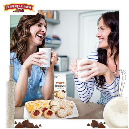 Pepperidge Farm Brussels Dark Chocolate Cookies – Simple Two-Ingredient Cookie for the Clean Pantry, Quiet Everyday Treat on the Counter