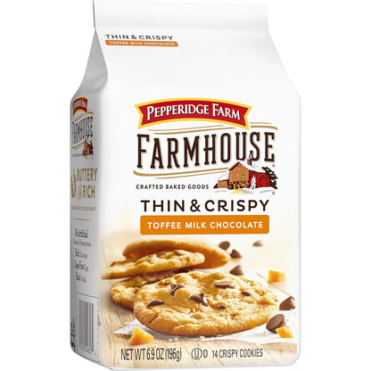 Pepperidge Farm Farmhouse Thin & Crispy Cookies – Better-for-You Indulgent Treat, No Artificial Additives