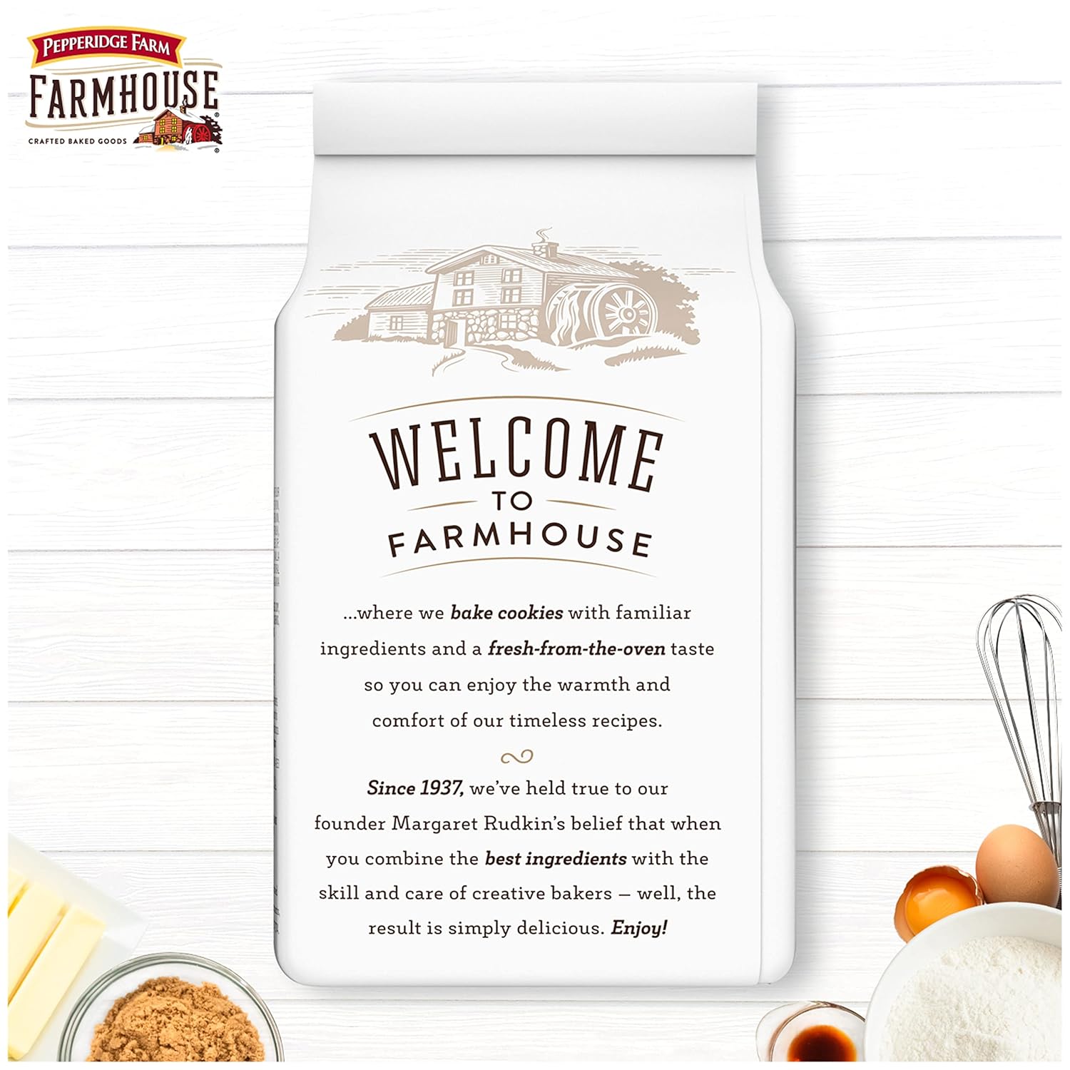 Pepperidge Farm Farmhouse Thin & Crispy Cookies – Better-for-You Indulgent Treat, No Artificial Additives