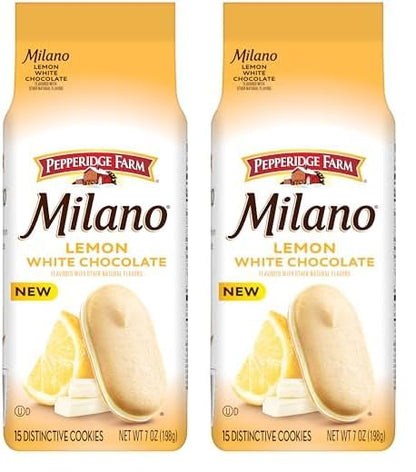 Pepperidge Farm Milano White Chocolate Lemon Cookies – Mindful Afternoon Tea Companion for Self-Care Rituals