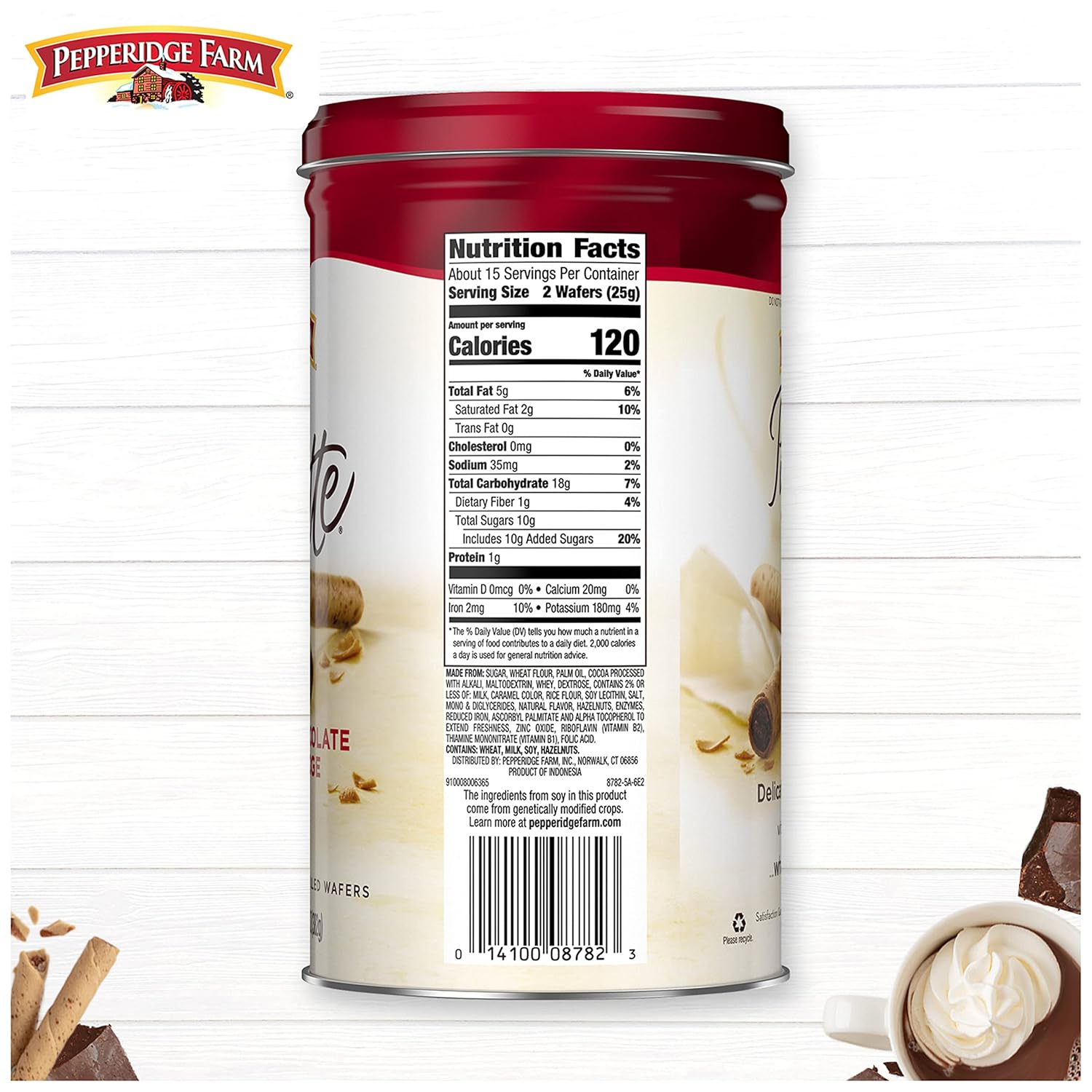 Pepperidge Farm Pirouette Cookies - Ready-to-Give Christmas Stocking Stuffer and Housewarming Gift for Women and Mom