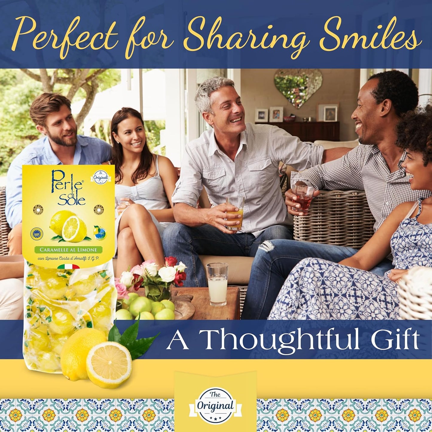 Perle di Sole Natural Essential-Oil Lemon Drops – Mindful Sucking Candy for a Calming Evening Ritual
