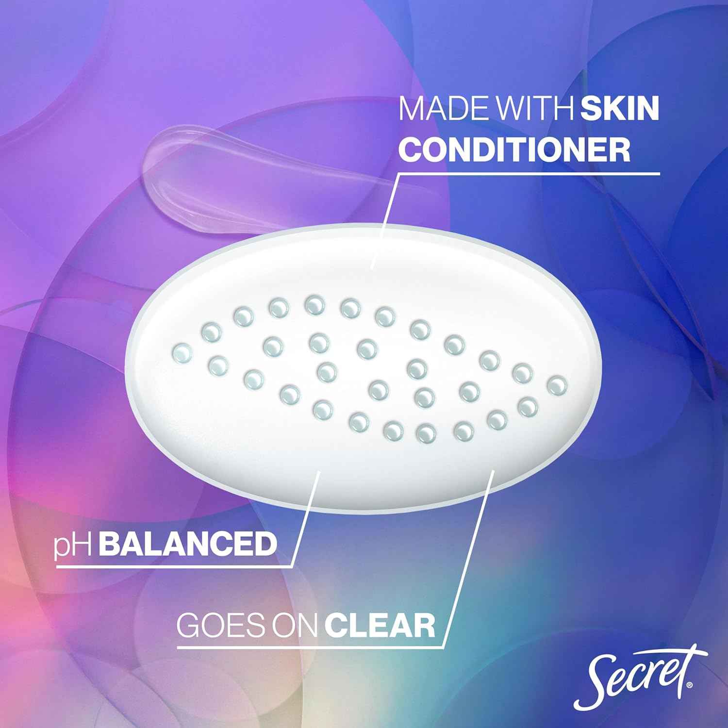 Secret Fresh Antiperspirant Deodorant for Women – Calming Lavender Scent for Evening Self-Care Rituals, 72hr Odor Protection