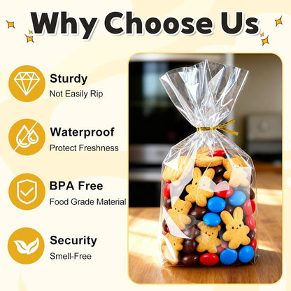PigPotParty Premium Crystal-Clear Bags 6x9 – High-End Packaging for Handmade Soaps, Candles, and Luxury Gift Collections