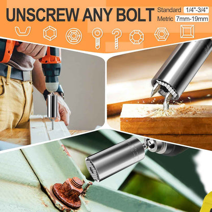 [Brand Name] Universal Socket Tool - Portable Drill Attachment for On the Go Auto Repair and Job Site Fixes