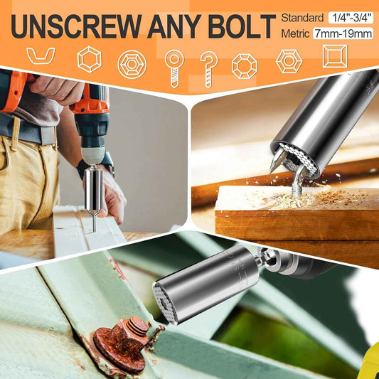 [Brand Name] Universal Socket Tool - Portable Drill Attachment for On the Go Auto Repair and Job Site Fixes