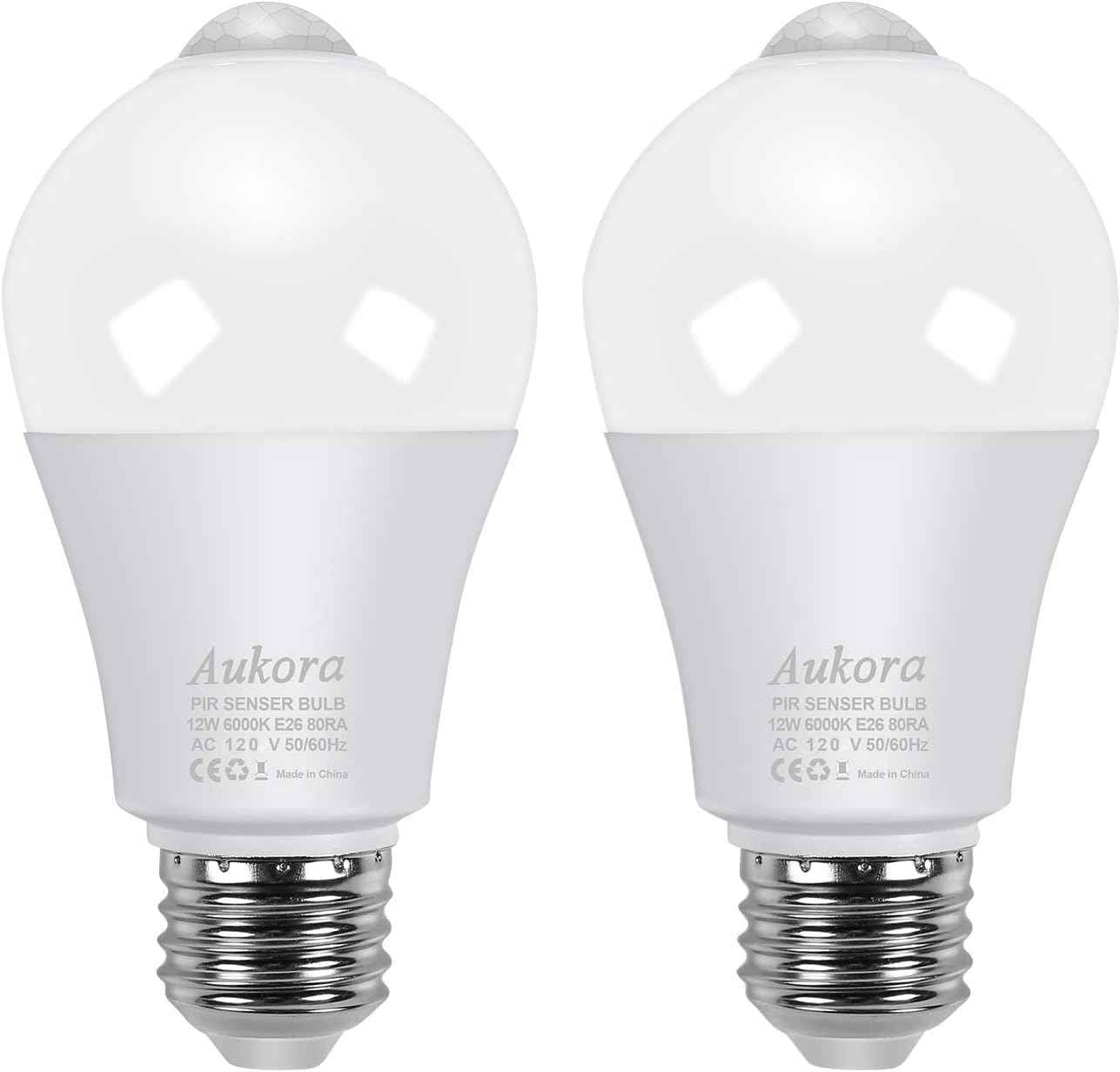 Aukora Motion Activated E26 Bulbs – Auto Shutoff Nightlight Replacement for Elderly Fall Prevention at Home