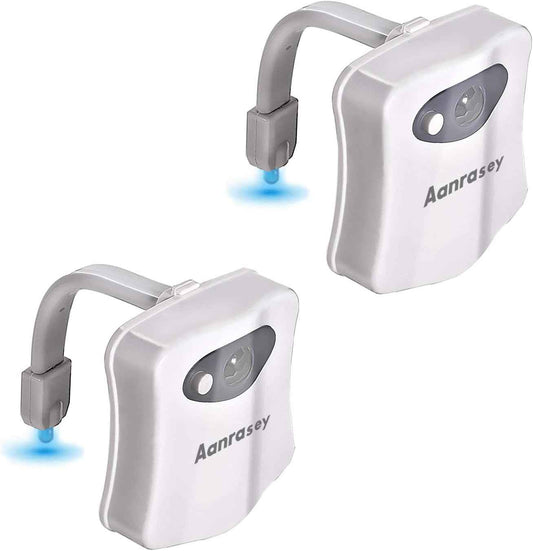 LumiPals Toilet Night Light – Fall Prevention Night Light for Elderly, Motion Activated Bathroom Safety LED