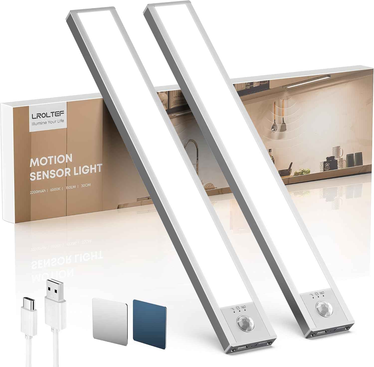 [Brand Name] Motion Sensor Light – Thoughtful Housewarming Gift for New Homeowners, 2 Pack Rechargeable LEDs